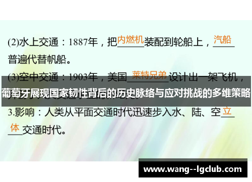 葡萄牙展现国家韧性背后的历史脉络与应对挑战的多维策略